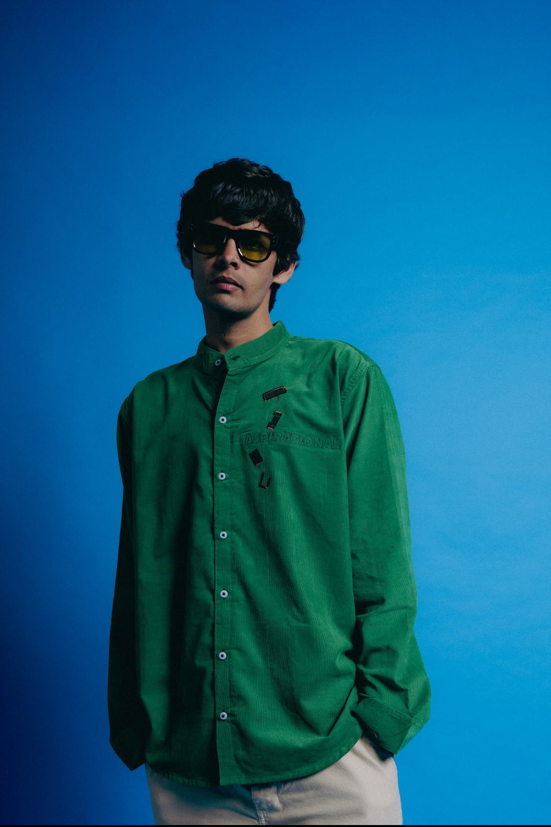 IMPERFECT PROGRESS CORDUROY EMBROIDERED SHIRT