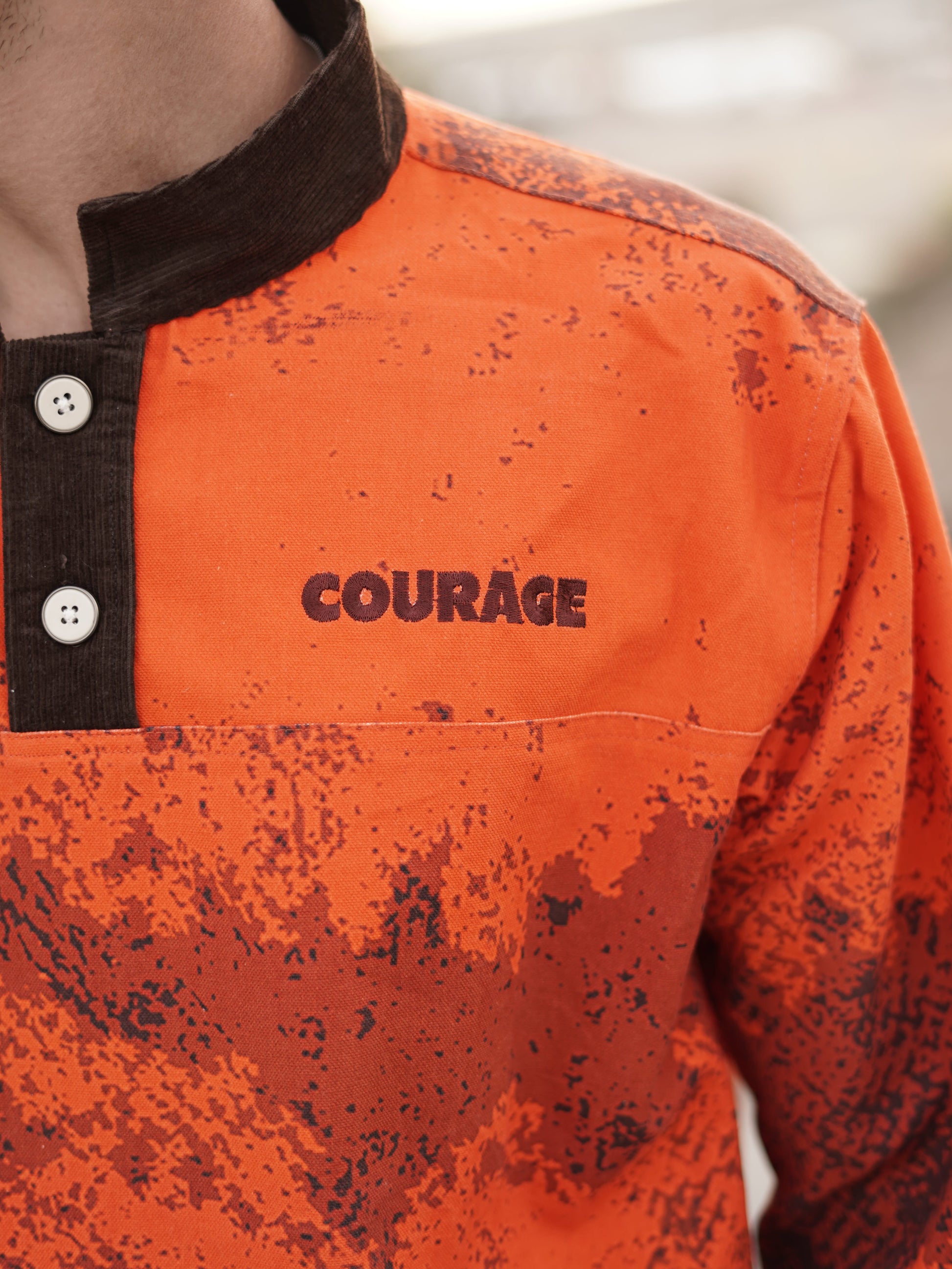 THE COURAGE FLAME POLAR OVERSHIRT