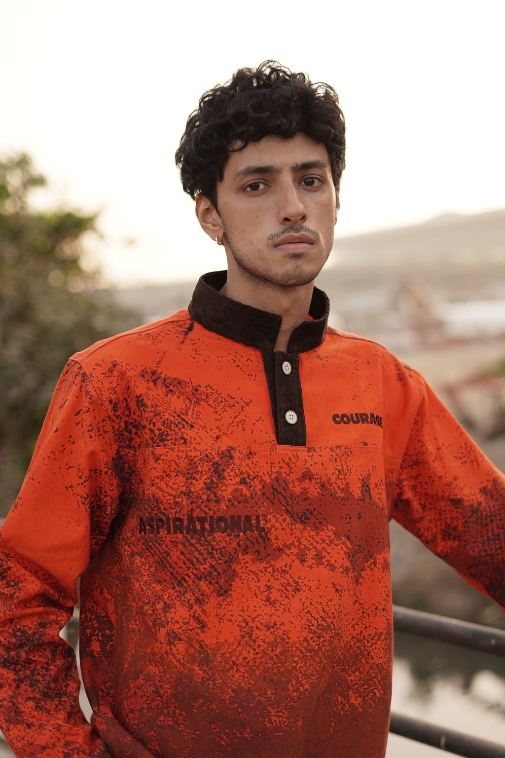 THE COURAGE FLAME POLAR OVERSHIRT