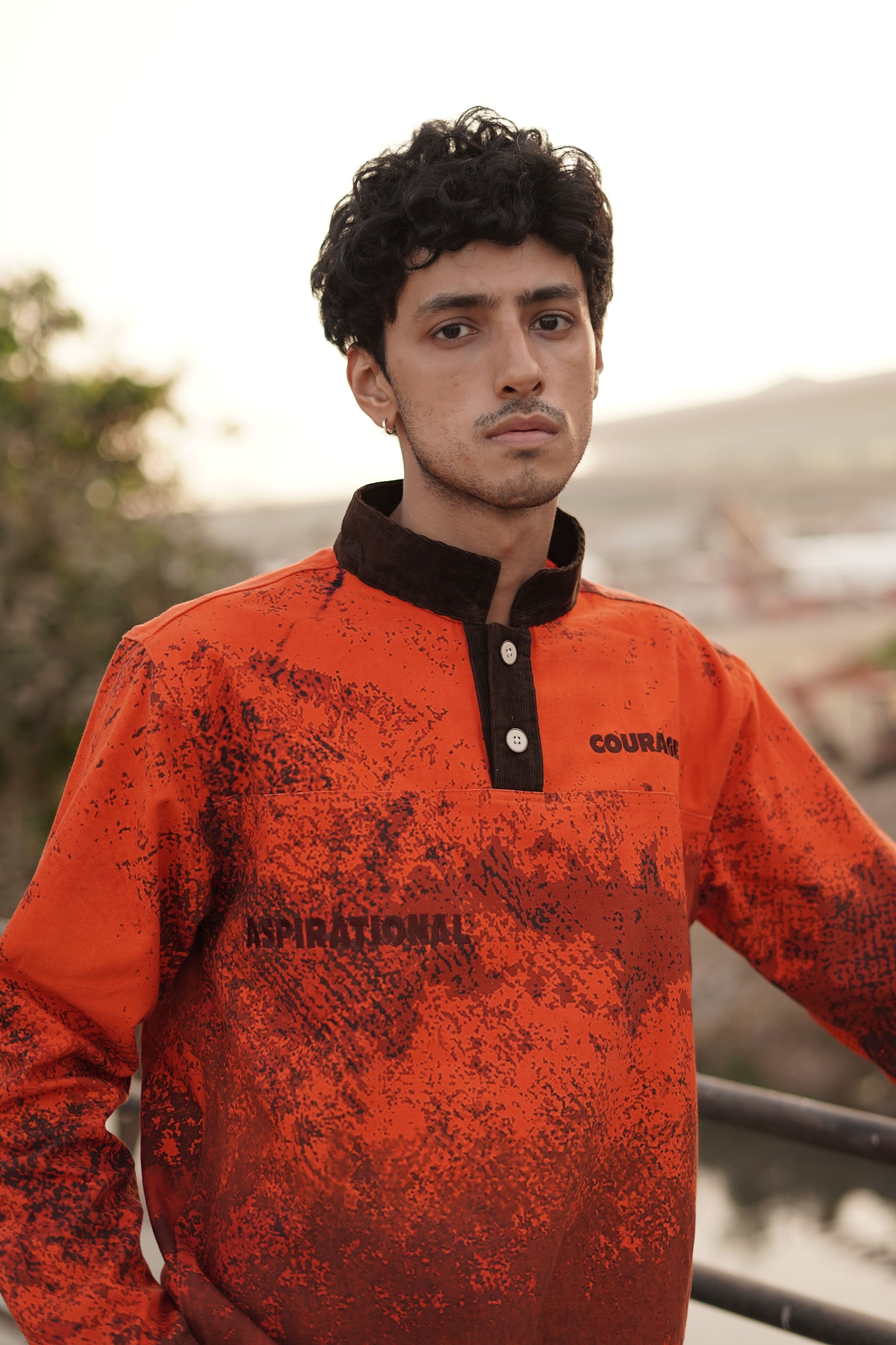 THE COURAGE FLAME POLAR OVERSHIRT