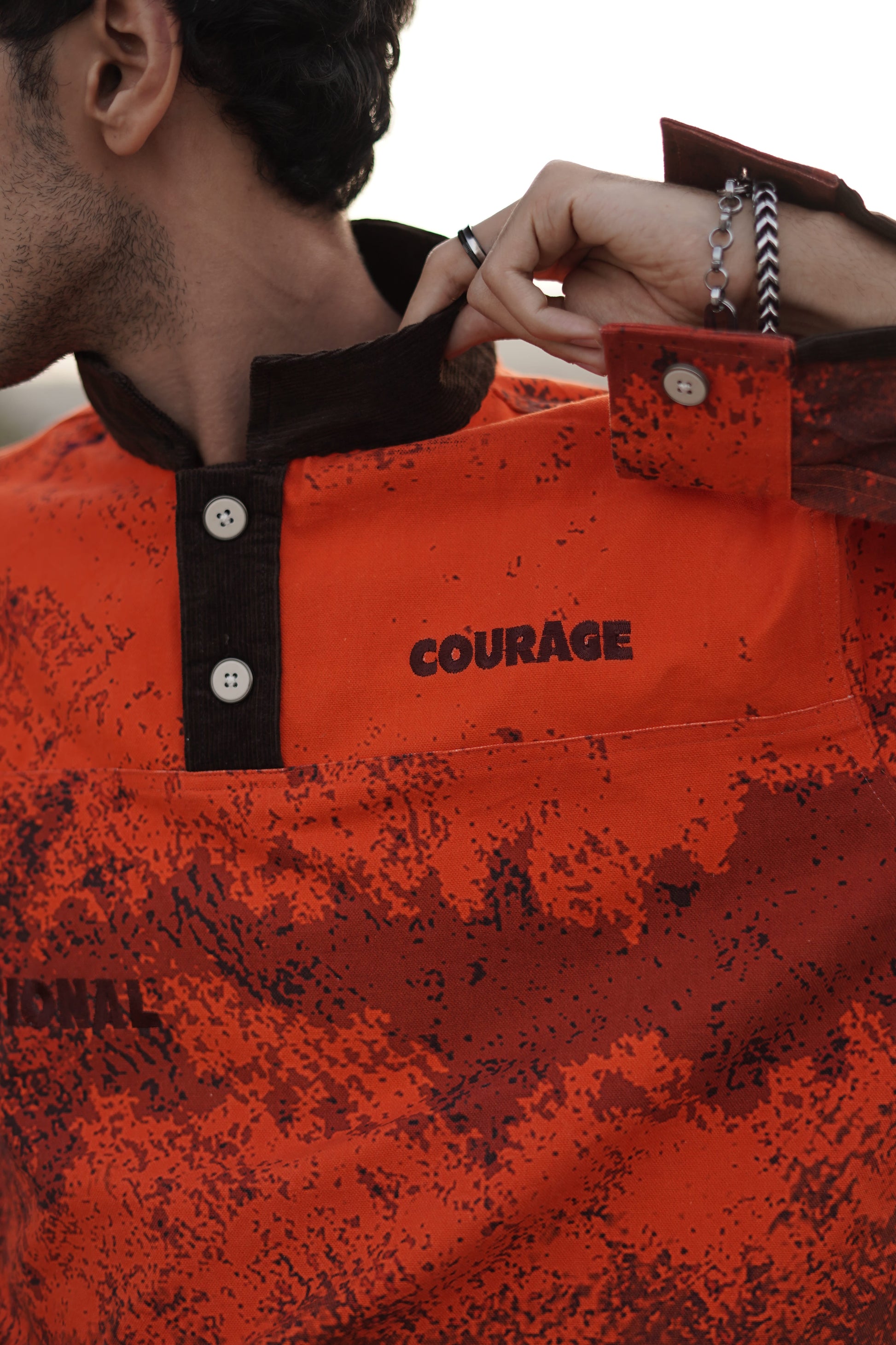 THE COURAGE FLAME POLAR OVERSHIRT